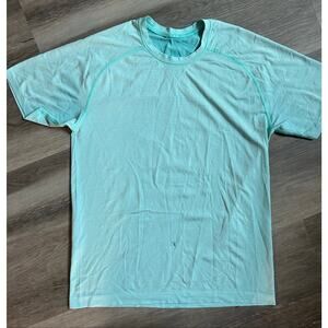 Lululemon MetalVentTech ShortSleeve 2.0 teal athletic comfy soft coastal flawed